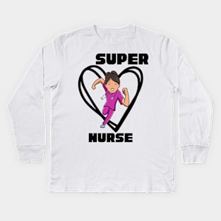 Certified Nurses Day -super nurse Kids Long Sleeve T-Shirt